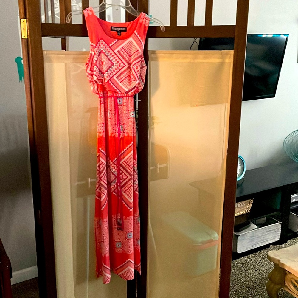 Coral dress